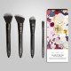 Fashion 4 pcs makeup brushes luxury professional private label makeup brush set